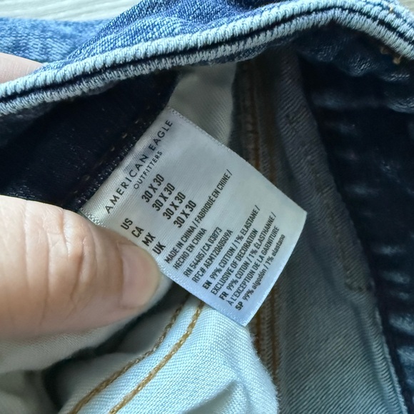 American Eagle Outfitters Blue Skinny Jeans size 30 womens - Picture 4 of 4